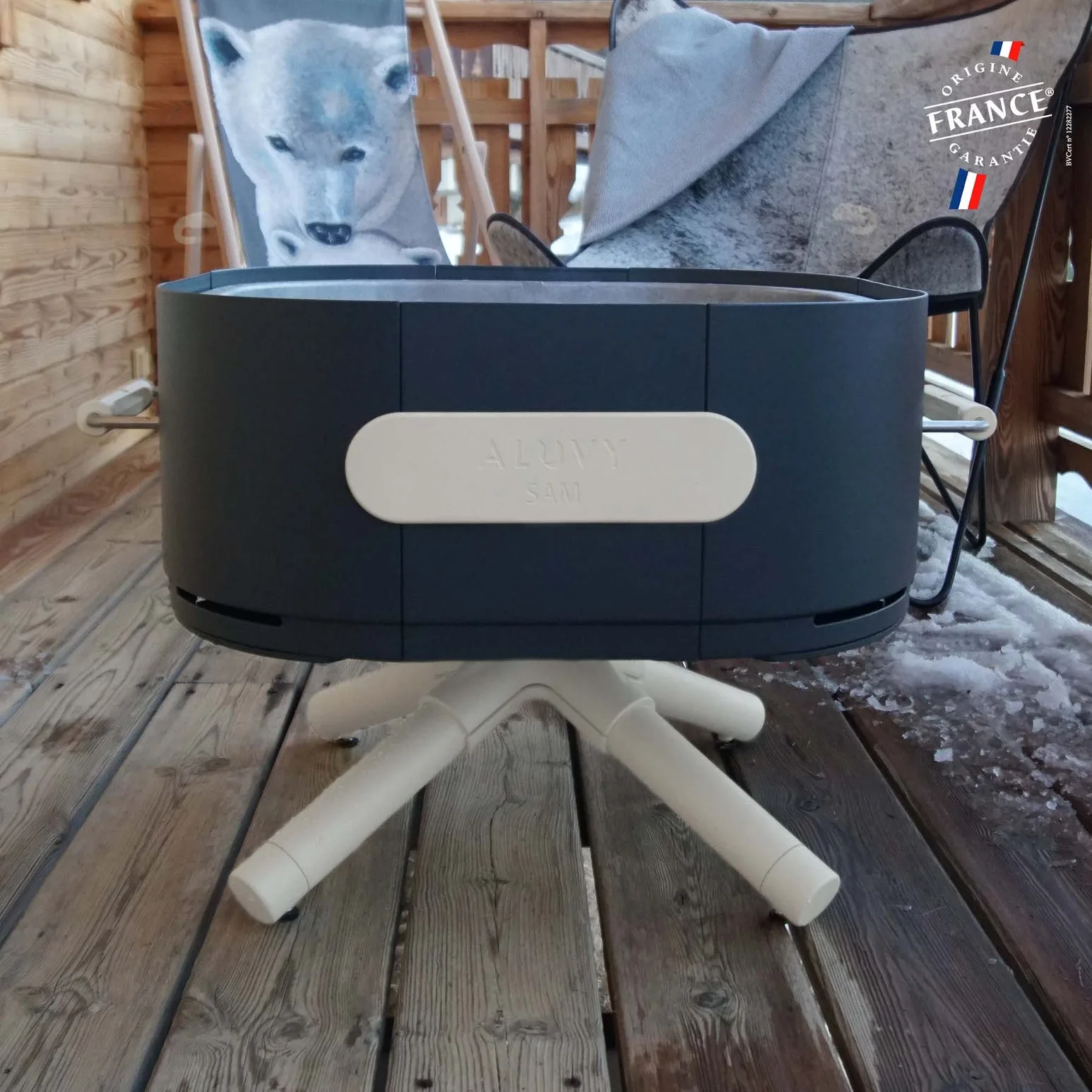 Aluvy Orginale SAM | Barbekü Mangalı Anthracite