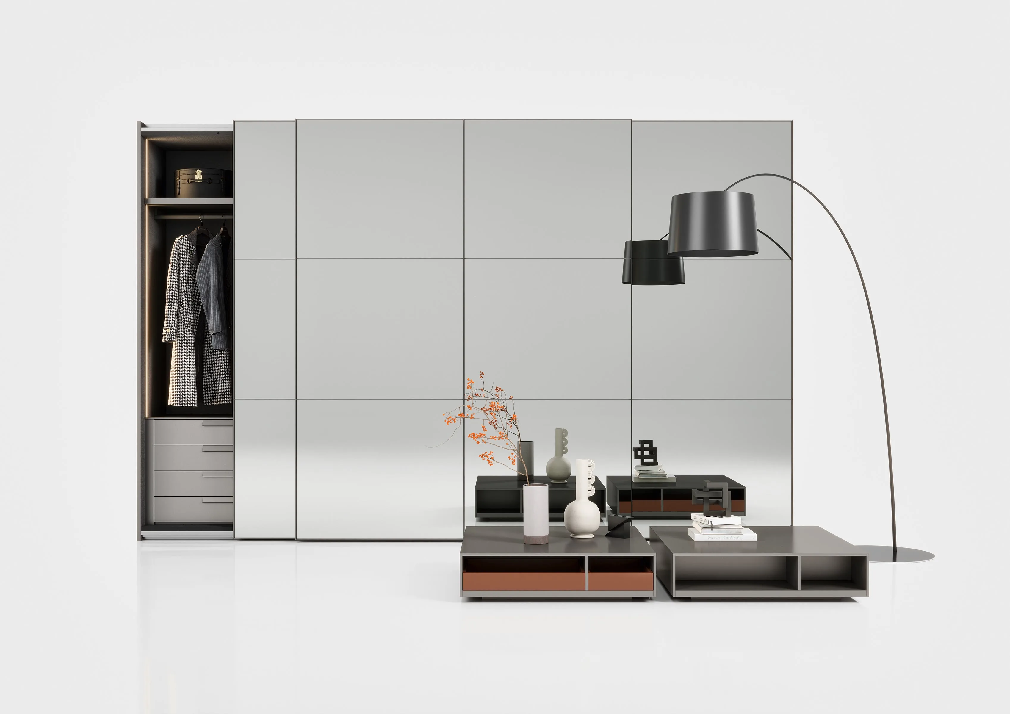 Novamobili Sliding Door Crystal Orginal
