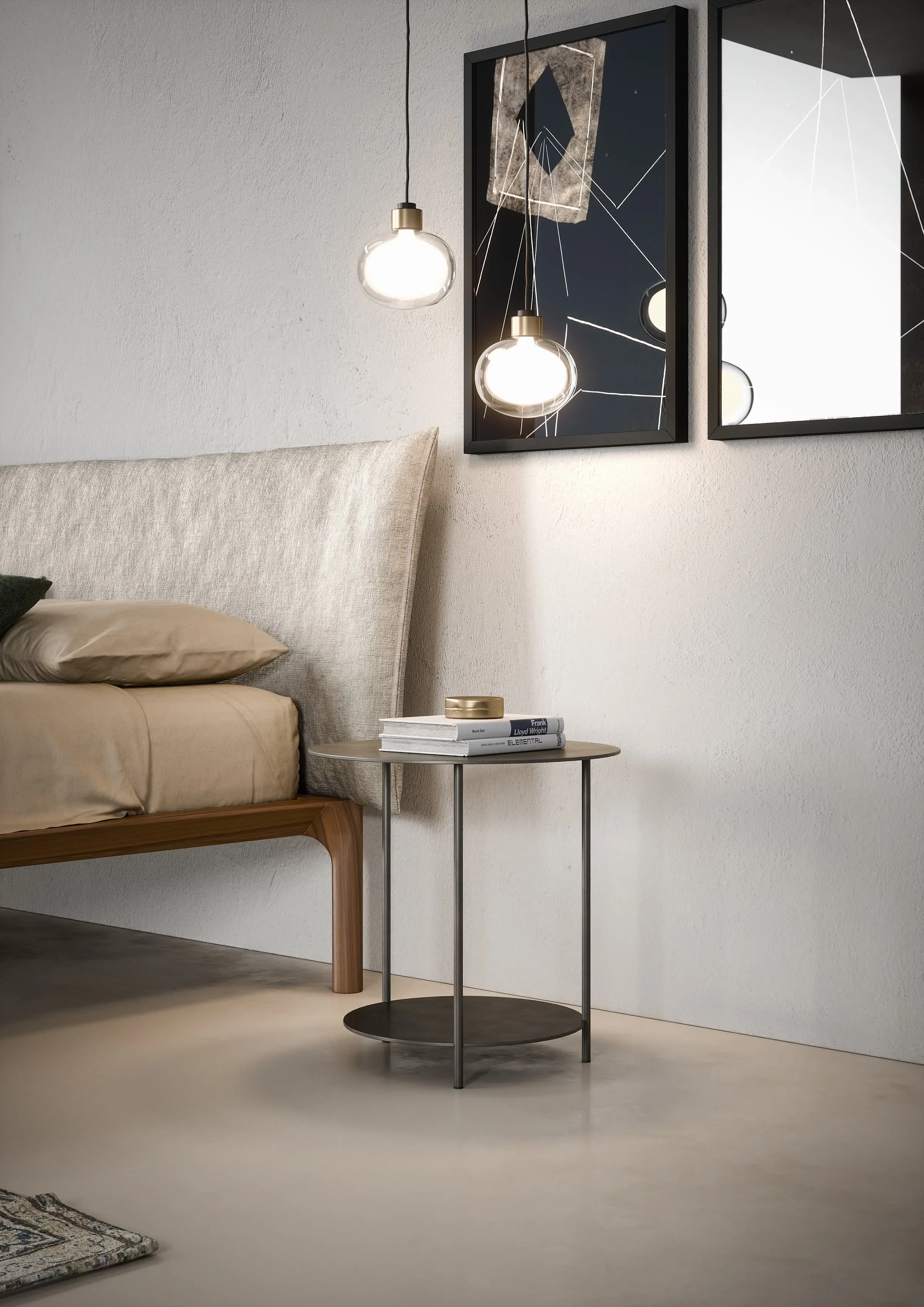 Novamobili Bedside Table Circle Orginal