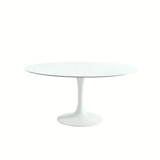 Sifas Korol Oval Dining Table 170 X 100 Cm Glass Top Korol