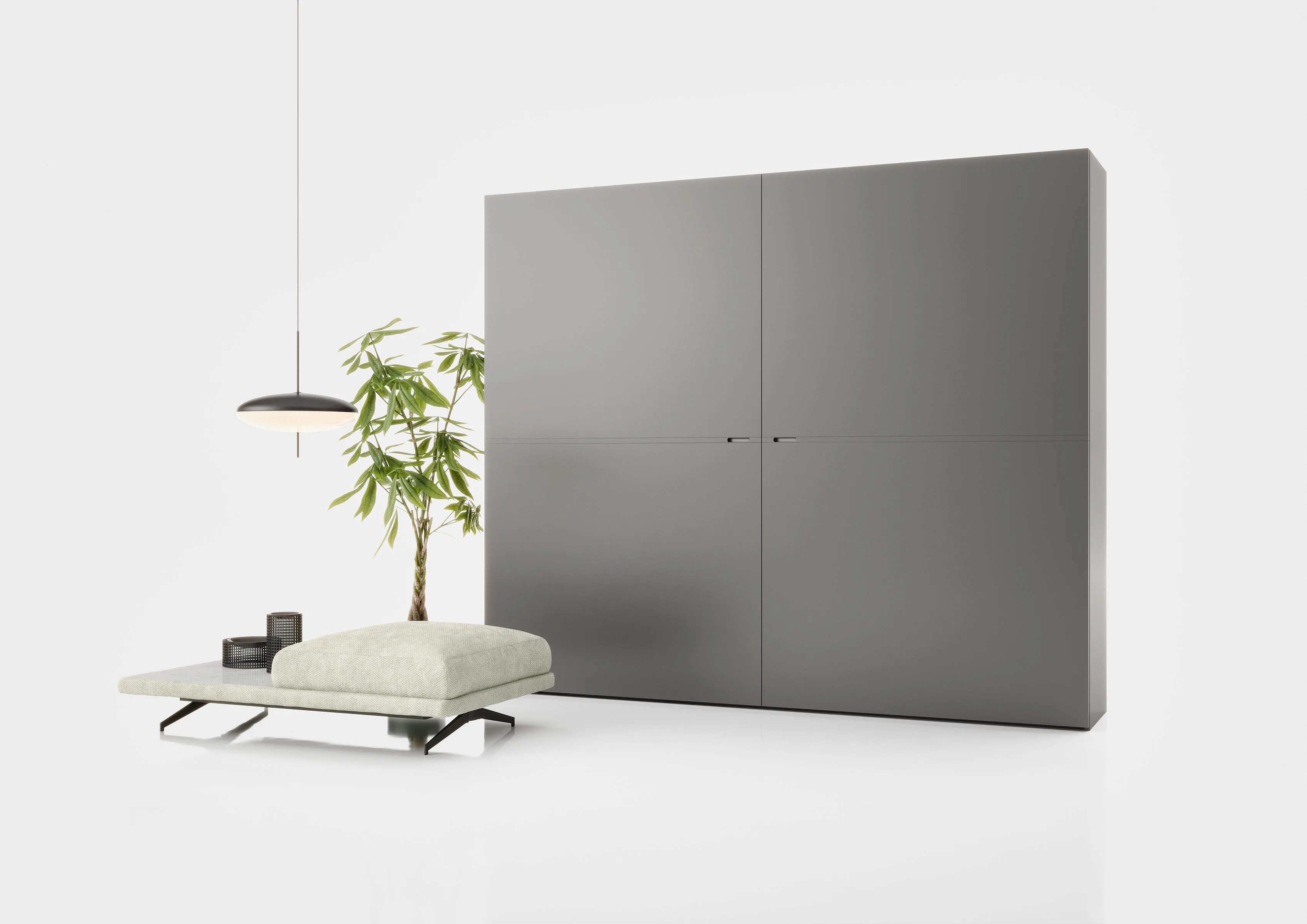 Novamobili Flush Closing Sliding Door Middle