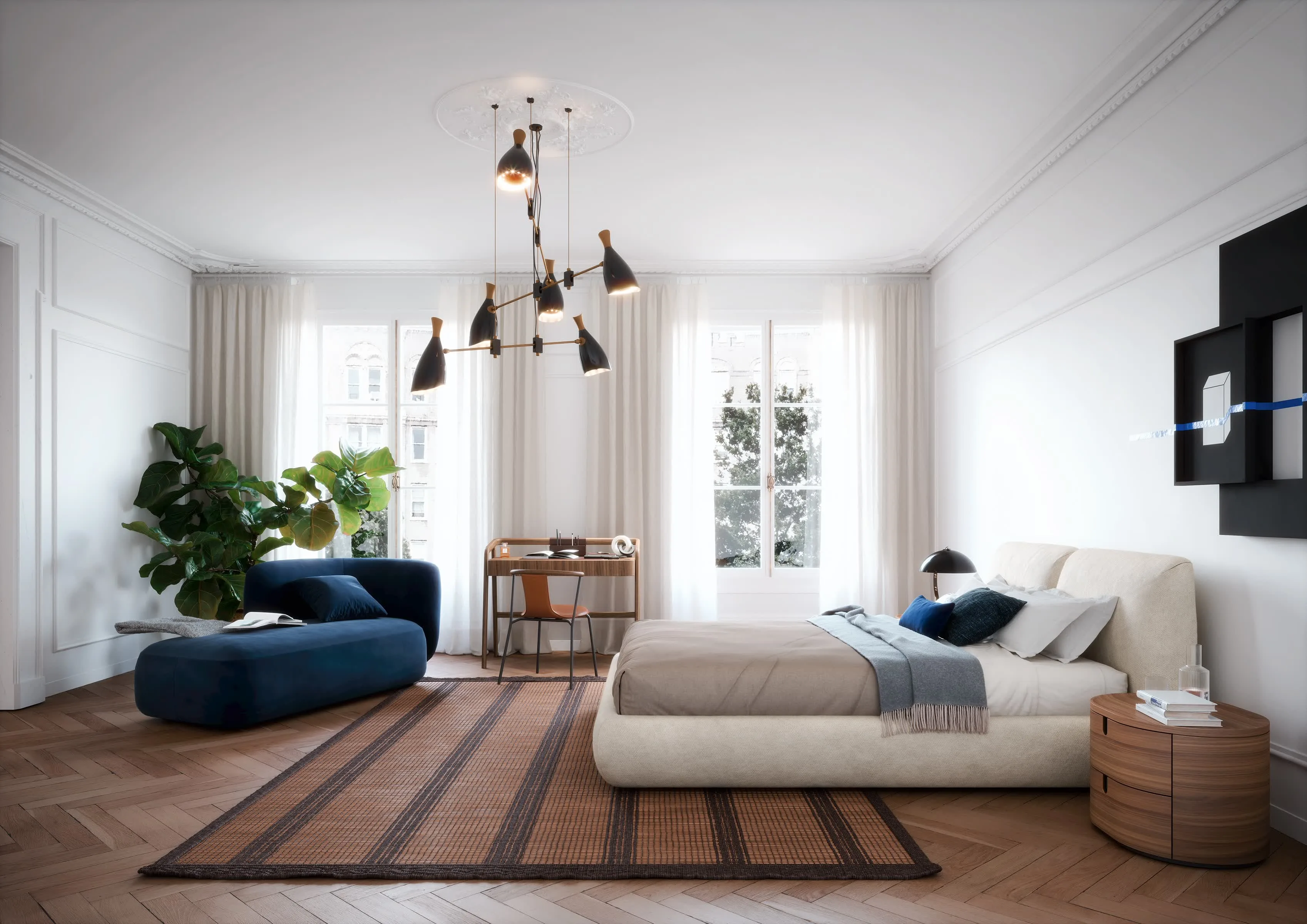 Novamobili Bed Midnight