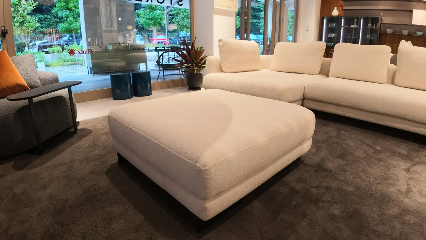 Olta Calypso Puf – Krem Cream