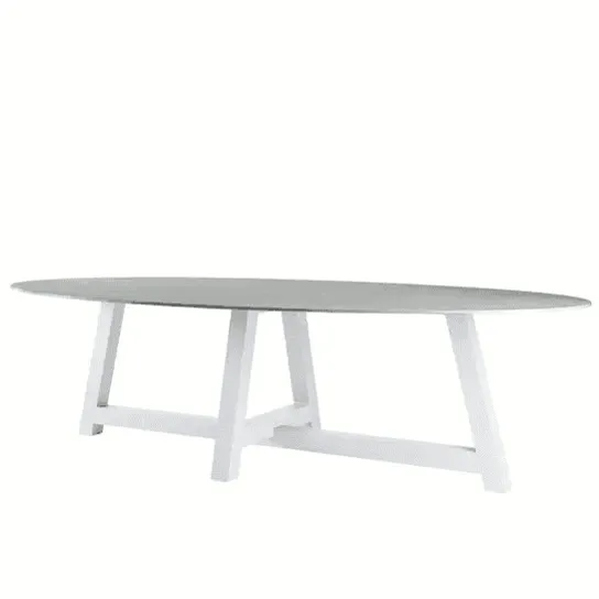 Sifas Riviera Table Repas Ovale 270x130 Cm Ceramique Riviera