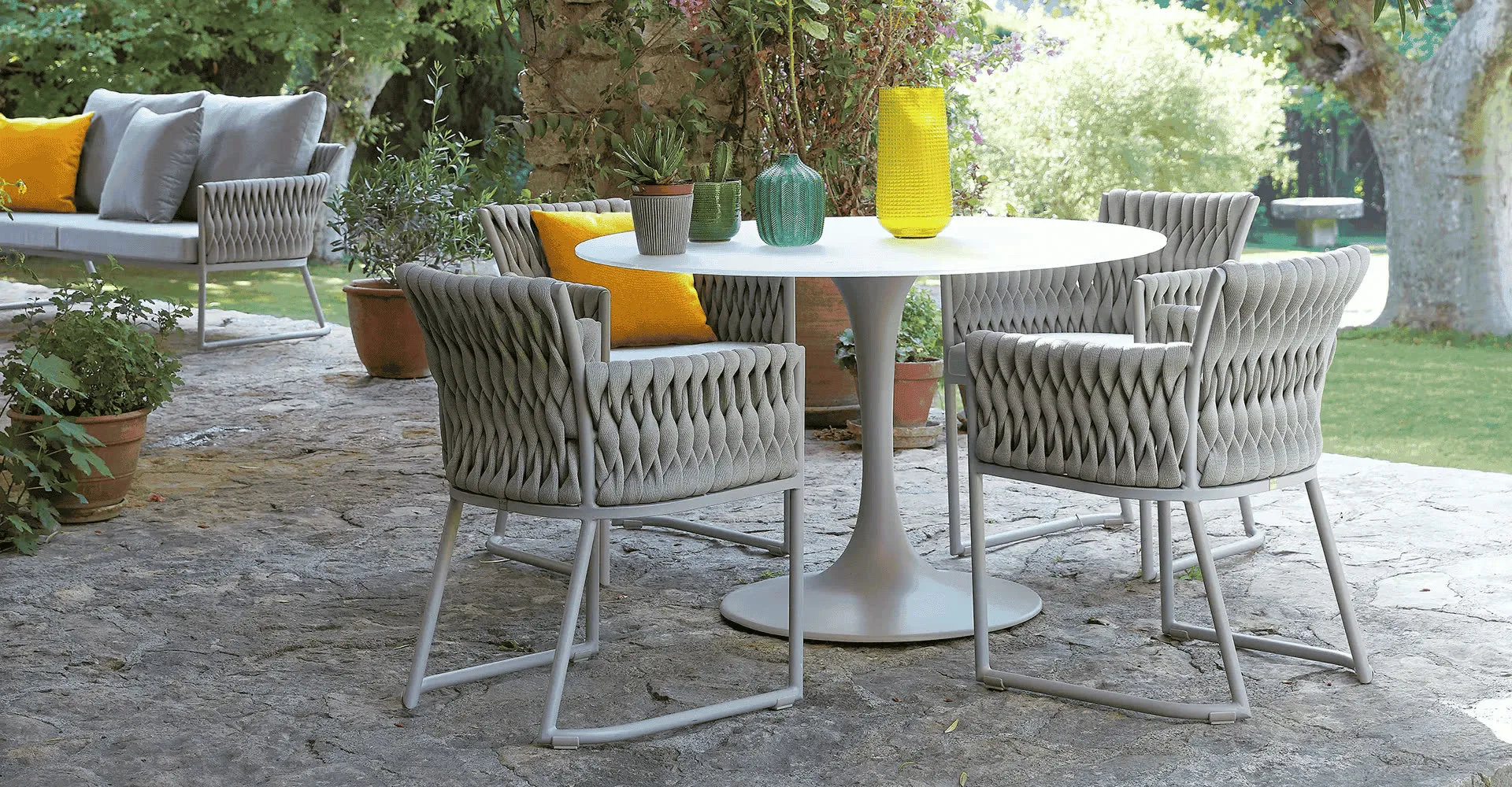 Sifas Korol Round Dining Table Diam 120 Cm Glass Top Korol Orginal