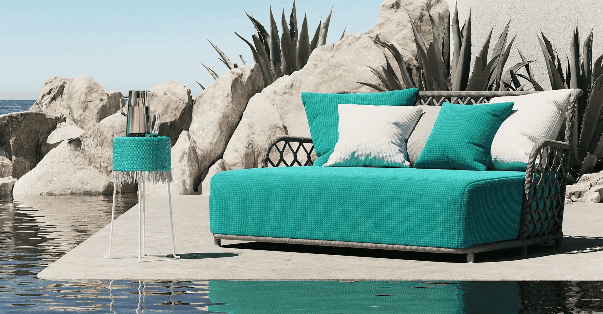 Sifas Fringes Fringes High Side Table Orginal