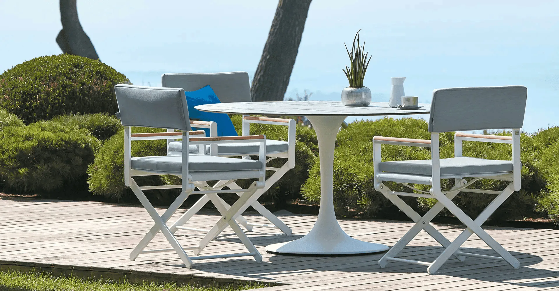 Sifas Korol Round Dining Table Diam 120 Cm Hpl Top Korol Orginal